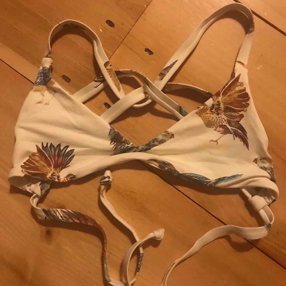 Boys and Arrows Bikini Top Bird print